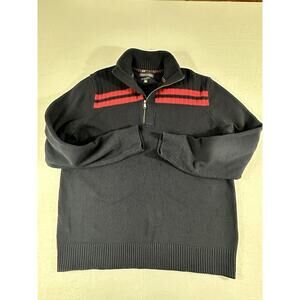 Banana Republican Italian Yarn Men’s Big & Tall XL Blue Zip Turtleneck Sweater